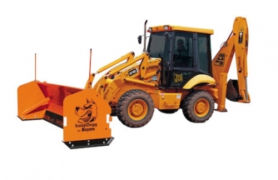 Western Hydraulic Ltd | Backhoe snow pusher